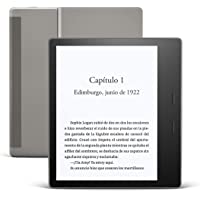 Kindle Oasis- ahora con luz cálida ajustable- resistente al agua- 32 GB- conectividad móvil gratuita + wifi- grafito